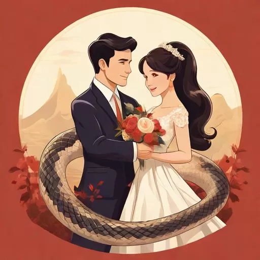 1977年属蛇的最佳婚配对象：蛇婚配蛇与牛组合