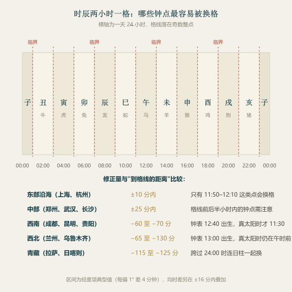 时辰归段与换格边界:十二时辰区间标出容易换格的两类临界点